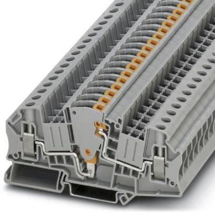Thumbnail - Phoenix Contact Durchgangsklemme UTME 6, Elektronikkabel + Stecker, Grau