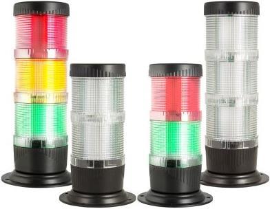 Actual product image Moflash Tower Light 24Vdc 3-Stack Red/Amb/Grn