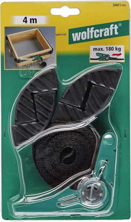 Produktbild wolfcraft 1 Ratschen-Bandspanner mit 4 Backen 4m