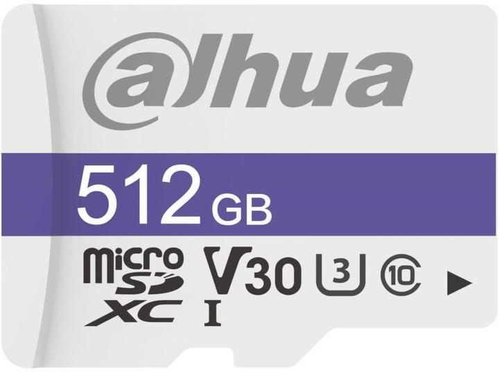 Produktbild Dahua 512GB C100 microSD - Geheugenkaart - Micro SD - SDXC - V30 - 95 MB/s (512 GB, microSDXC, U3, UHS-I)