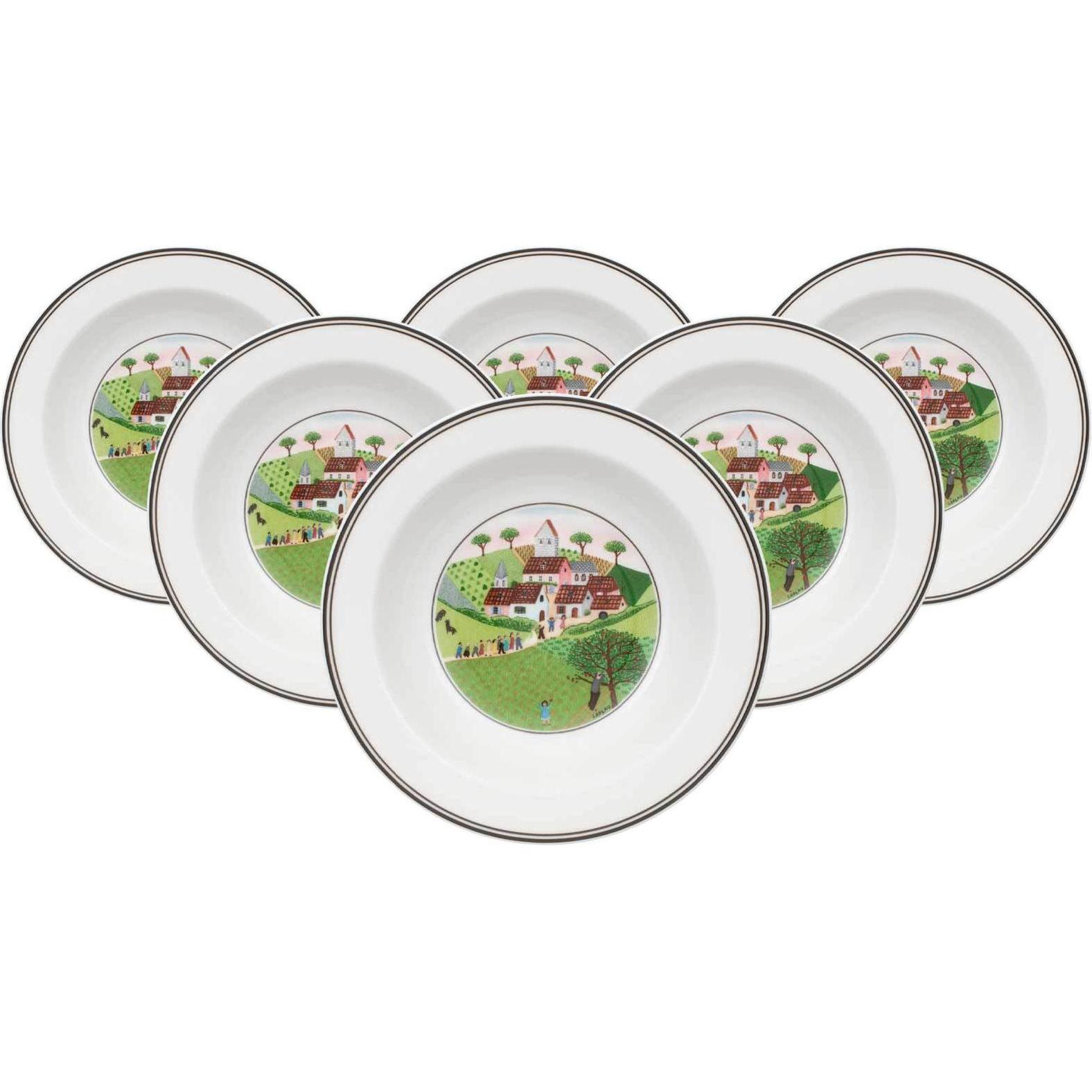 Villeroy & Boch Design Naif Salatschale Heirat, Schüssel + Schale, Mehrfarbig