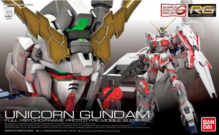 Actual product image Bandai Gundam - Unicorn Real Grade