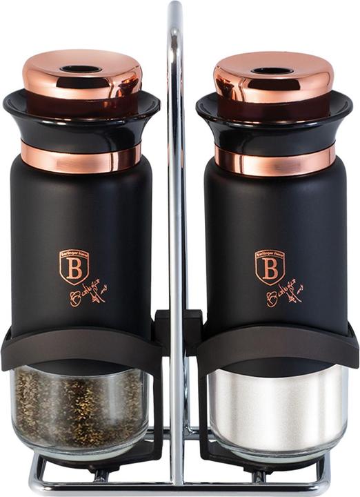 Produktbild BerlingerHaus Salz- und Pfefferstreuer-Set Black Rose Collection (Pfeffer, Salz)