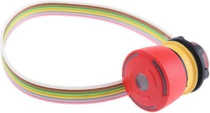 Produktbild EAO E stop,ribbon cable,illum,2NC,22.5mm mnt