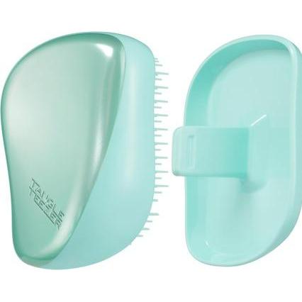 Tangle Teezer, Haarbürste + Kamm, Compact Styler Haarbürste Teal Matte Chrome