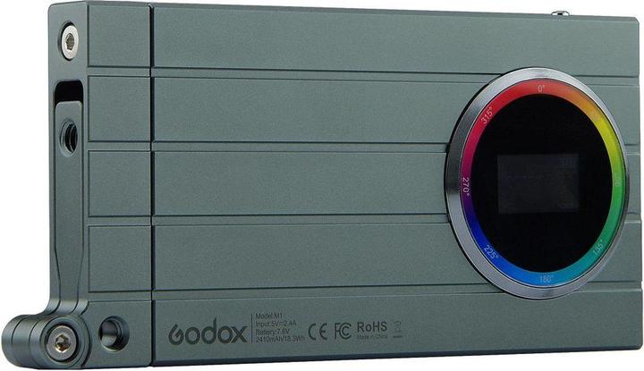 Actual product image Godox M1 Mobile RGB LED light(Green body)