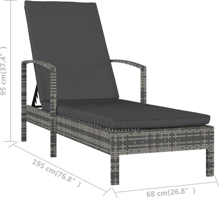 Immagine prodotto vidaXL Sonnenliege (195 cm)