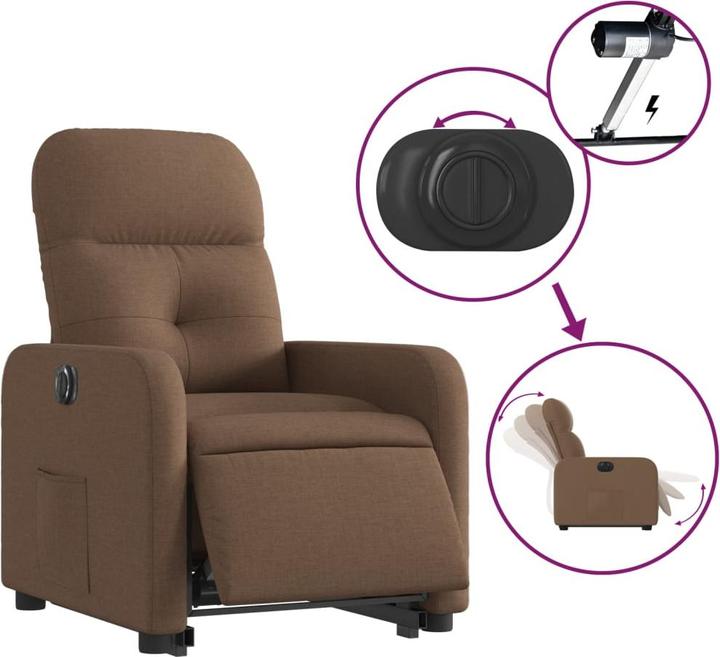 Image du produit vidaXL Relaxsessel mit Aufstehhilfe