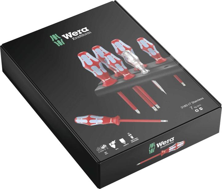 Image du produit Wera 3165 i/6 Rack (Cruciforme PZ, Vis fendues)