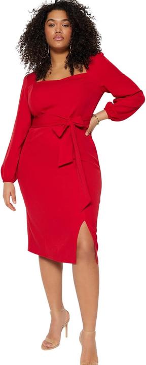 Actual product image Shift Relaxed Fit Woven Plus Size Dress (48)