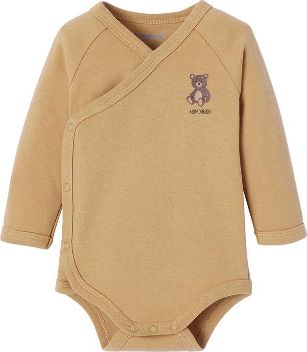 Produktbild Vertbaudet Bio-Kollektion: Baby-Set für Neugeborene, Bärenmotiv, 3 Teile (80)