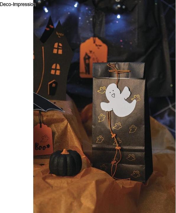 Actual product image Rayher Sac à fond de sac en papier, noir, 25 pièces (Gift bag, 25 x)