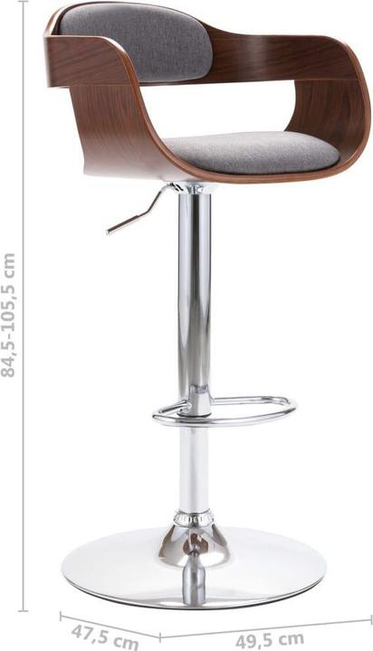 Actual product image VidaXL Chaise de bar