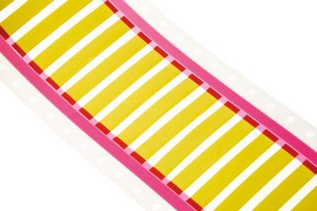 Actual product image TE Connectivity Yel heatshrink identifying sleeve,4.8mm