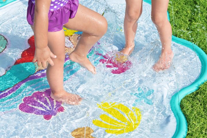 Actual product image Bestway Disney® Little Mermaid water mat 163 x 145 cm