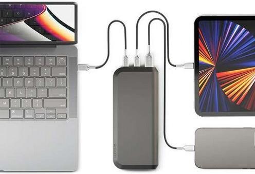 Actual product image Cygnett ChargeUp Pro 20,000 mAh Power Bank Black (20000 mAh, 67 W, 67 Wh)