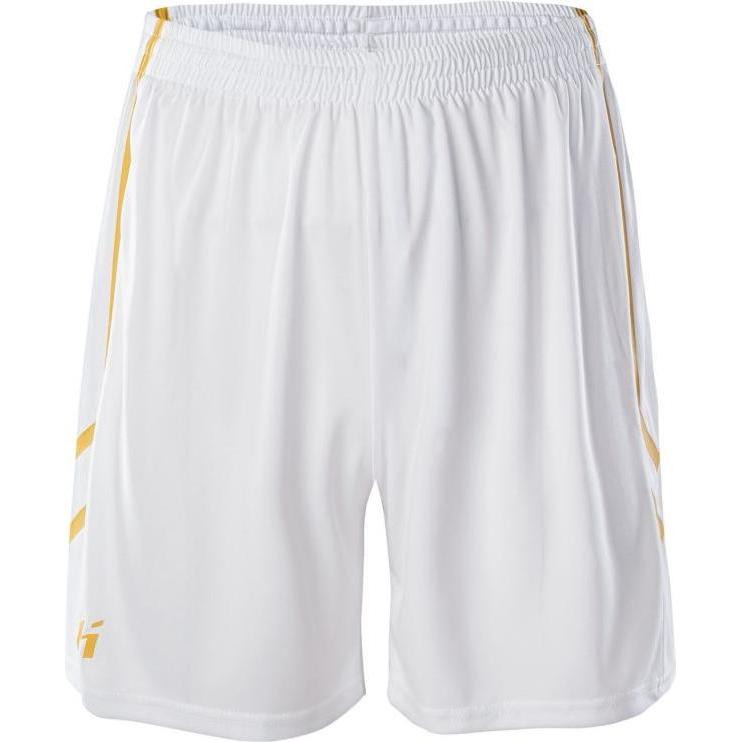 Huari, Uomini, Pantaloni sportivi, Męskie spodenki treningowe krótkie Dunkey II Shorts rozmiar M (M), Bianco, Giallo