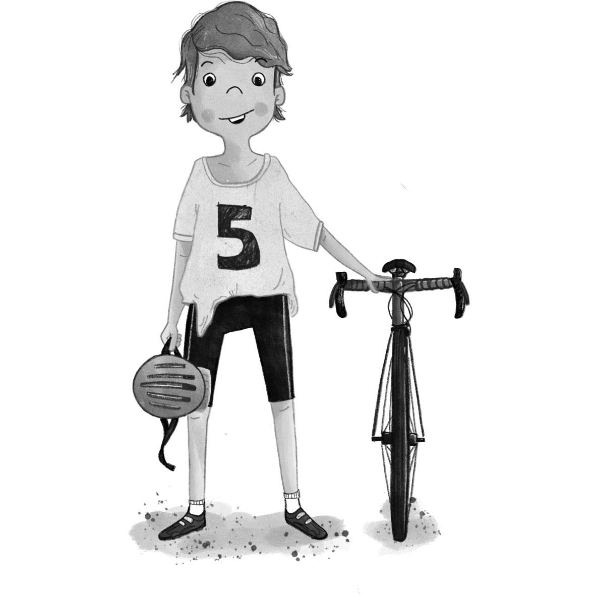 Rennracker Robbie bei der Tour de France, Kinderbücher von Birgit Hasselbusch
