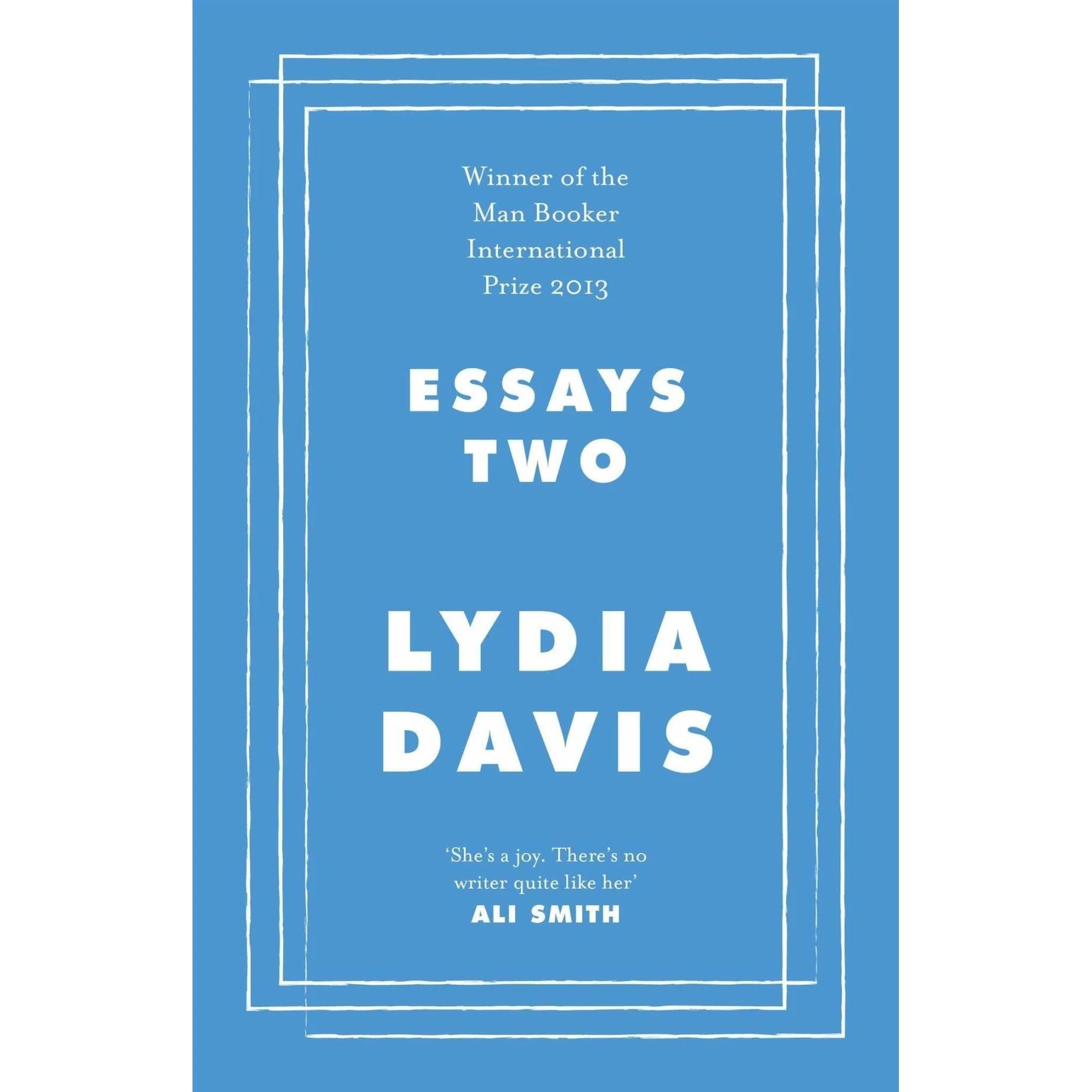 Essays Two, Belletristik von Lydia Davis