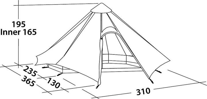 Produktbild Robens Green Cone 4 (Kuppelzelt, 5.20 kg, 4 Personen)