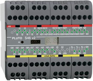 Produktbild ABB Pluto S46 Safety PLC 24+16+4+2I/O,No BUS