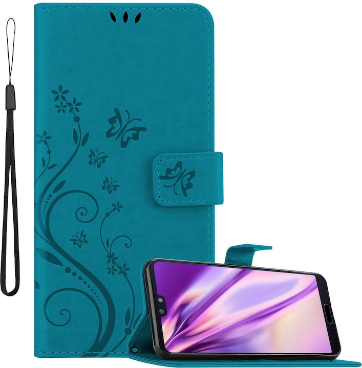 Actual product image Cadorabo Flower Book Cover (Huawei P20)