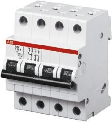 Actual product image ABB S200 MCB 63A 4 Pole Type D 6kA