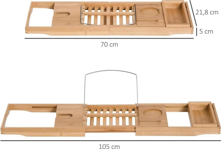 Produktbild Homcom Badewannentablett
