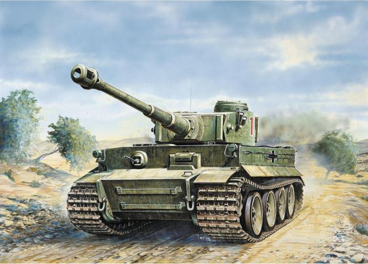 Actual product image Italeri Tiger I Ausf. E/H1