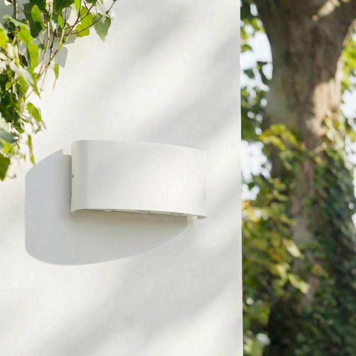 Image du produit Lindby LED-Aussenwandleuchte Ithan, 3-flg., weiss, 17cm (IP54)