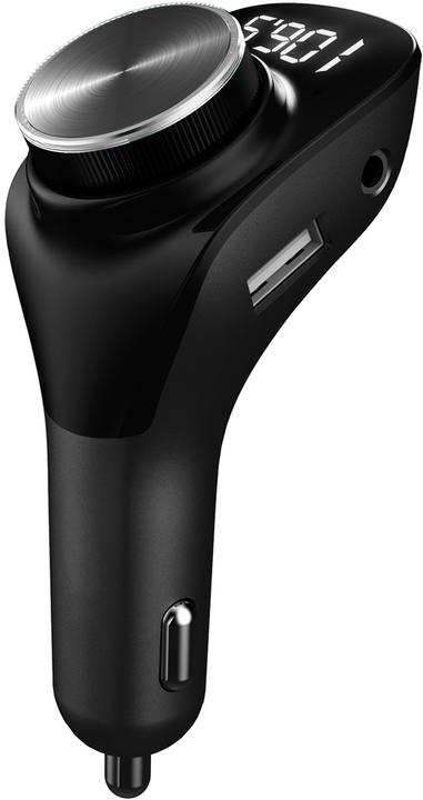 -BT-FMTRANSM2 Trasmettitore FM 87,5 - 108 MHz Bluetooth/USB Nero