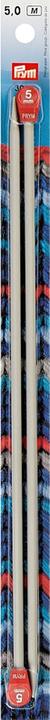 Produktbild Prym Stricknadeln 5.00 mm, Alu, 2 Stück, Grau