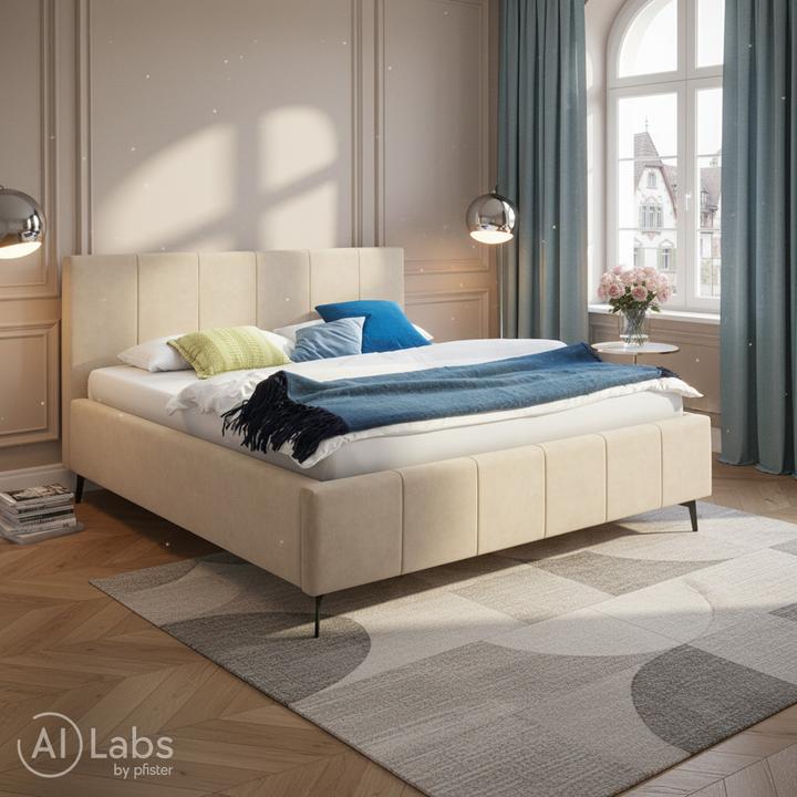 Immagine prodotto Meise Möbel Letto imbottito con rete Lizzano (160 x 200 cm)