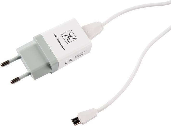 Image du produit Maxximus Chargeur de réseau. Maniable 1A + Micro-USB (5 W, 1 portion)