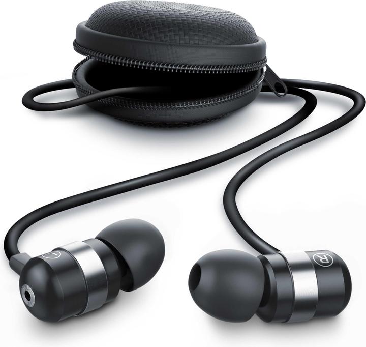 Produktbild CSL In-Ear Kopfhörer, InEar 650 Ohrhöher, 10mm Schallwandler, Aramid-Kabel mit Knickschutz (Kabelgebunden)