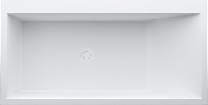 Laufen Badewanne KARTELL 1700x860mm m LED-B. i Überlaufspalt weiss (250 l, 170 cm, 86 cm)