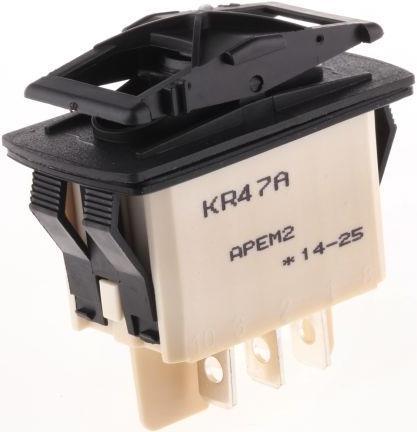 Produktbild APEM Wippschalter 2-polig T-A-T 36,8x21mm