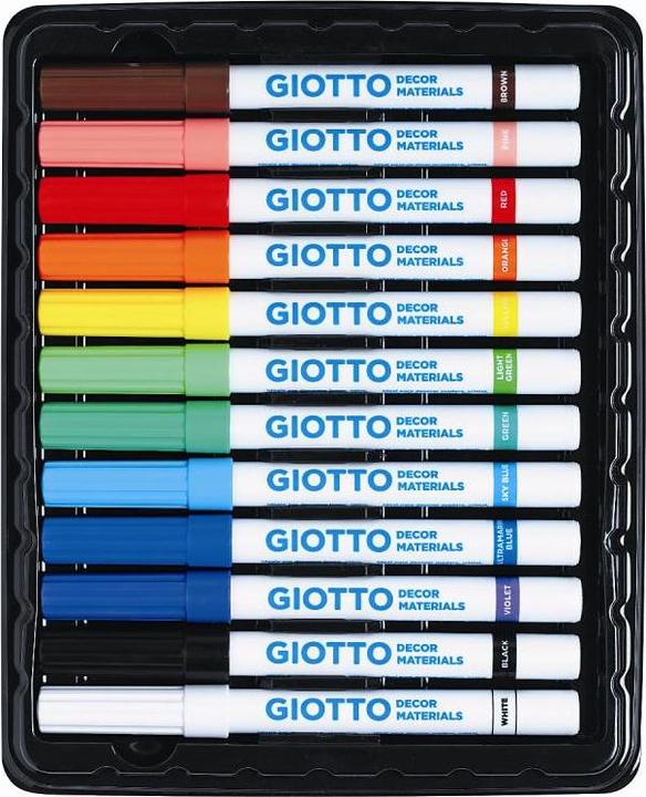 Image du produit Giotto Marqueur de matériaux de décoration 12 pièce(s) (12x)