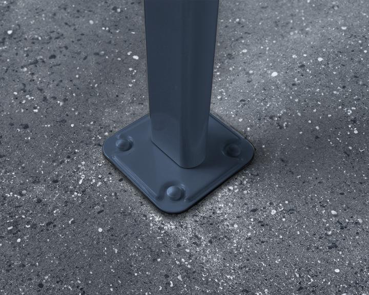 Actual product image Palram CANOPIA | Sierra 10X34 / 3X10.4 Patio Cover Dark Grey Clear