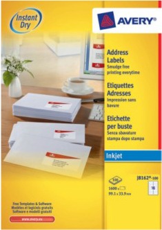Produktbild Avery Dennison Adressetiketten