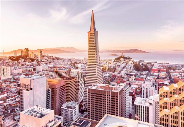 Komar Wall mural VOL 15 paper San Francisco Morning 368 x 254 cm (368 x 254 cm)