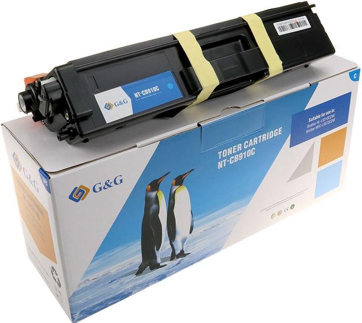 Actual product image G&G kompatibel Toner mit Brother TN910C, NT-CB910C, cyan, 9000S