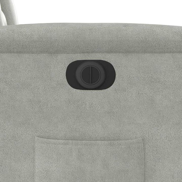 Produktbild vidaXL Relaxsessel Aufstehhilfe Elektrisch Hellgrau Mikrofasergewebe