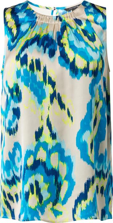Produktbild Comma Bluse Ärmelloses Blusenshirt aus Viskose (40)