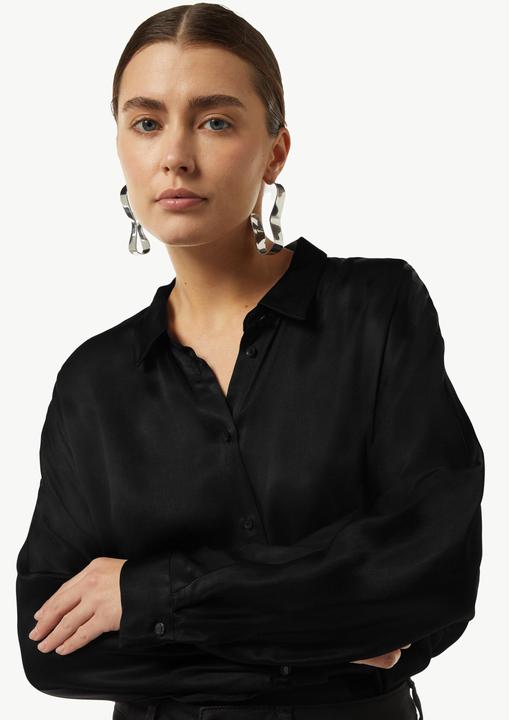 Immagine prodotto Comma Bluse Lange Satinbluse mit Fledermausärmeln (S)