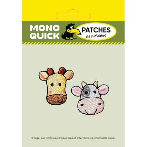 Thumbnail - Mono Quick Giraffe und Kuh, Applikationen, Mehrfarbig