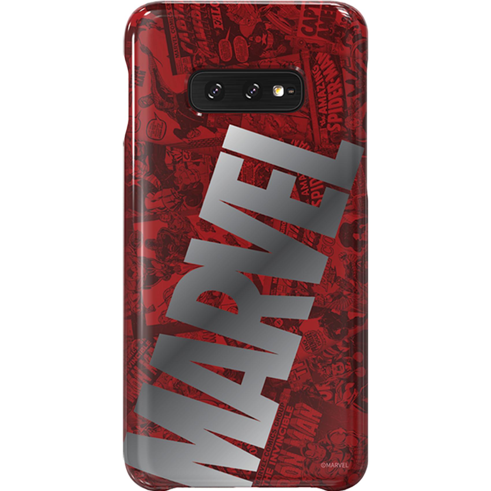 Samsung Friends Marvel Comic (Samsung Galaxy S10e), Smartphone Hülle, Rot