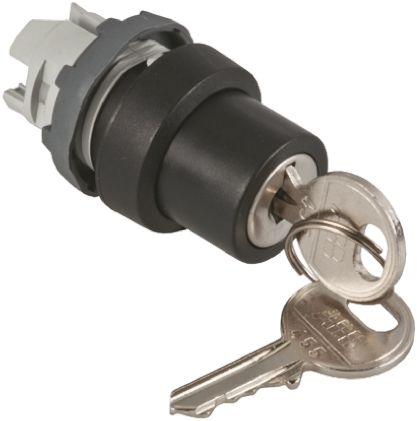 Actual product image ABB Key Switch 2 Position Momentary B-C