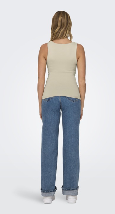 Actual product image Only Plain top without sleeves (M)