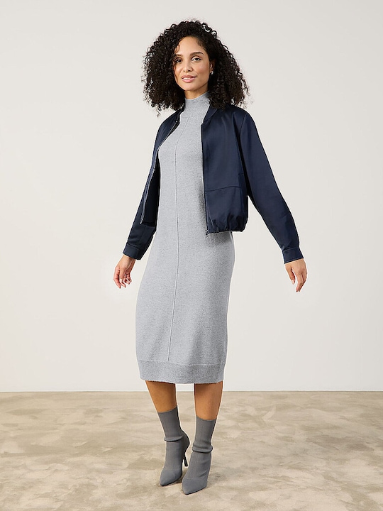 Produktbild Gerry Weber Satinierter Blouson Blazer Langarm gefüttert - 63970 (48)